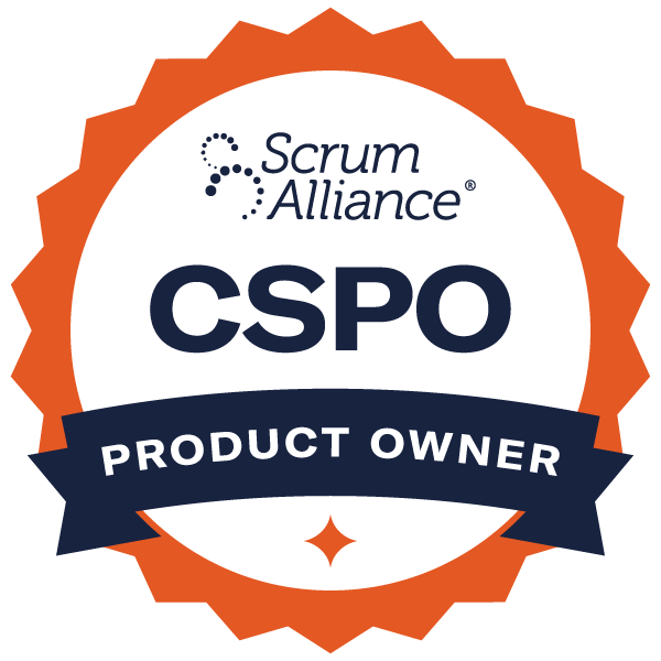 Certified Scrum Product Owner Certification Badge